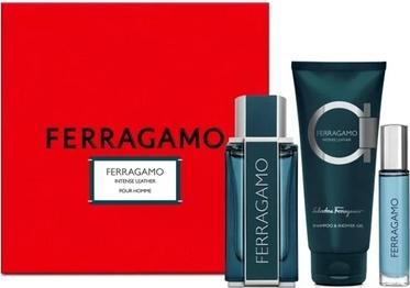Produktbild Salvatore Ferragamo Intense Leather Eau De Parfum 100ml + Eau De Parfum 10ml + Shower Gel 100ml (Eau de Parfum)