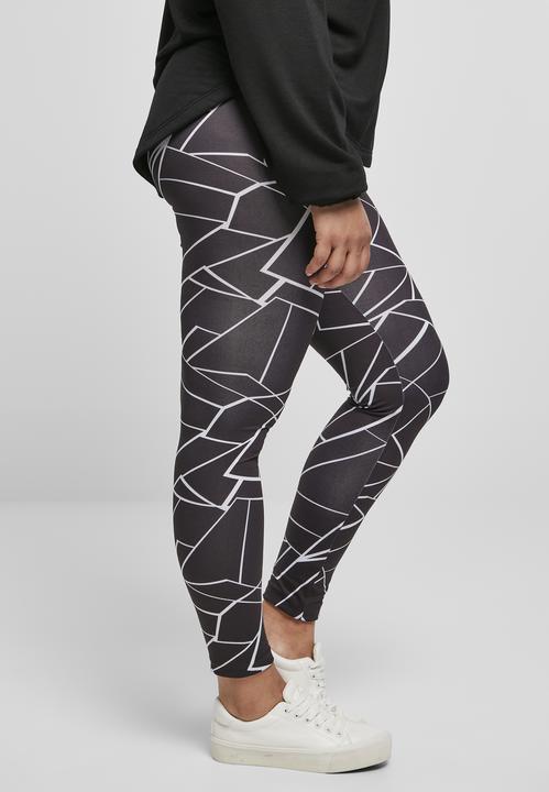 Actual product image Urban Classics Ladies AOP Leggings (4XL)