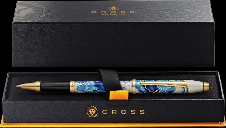 Actual product image Cross Rollerball Wanderlust Malta gift box (Blue, White, 1 x)