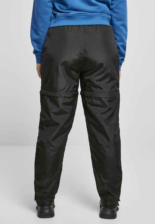 Actual product image Urban Classics Ladies Shiny Crinkle Nylon Zip Pants (XL)