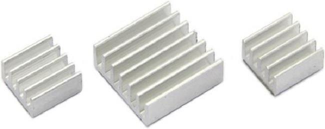 Actual product image OEM Aluminium Raspberry Pi Cooler Heatsink Kit (Heatsink)
