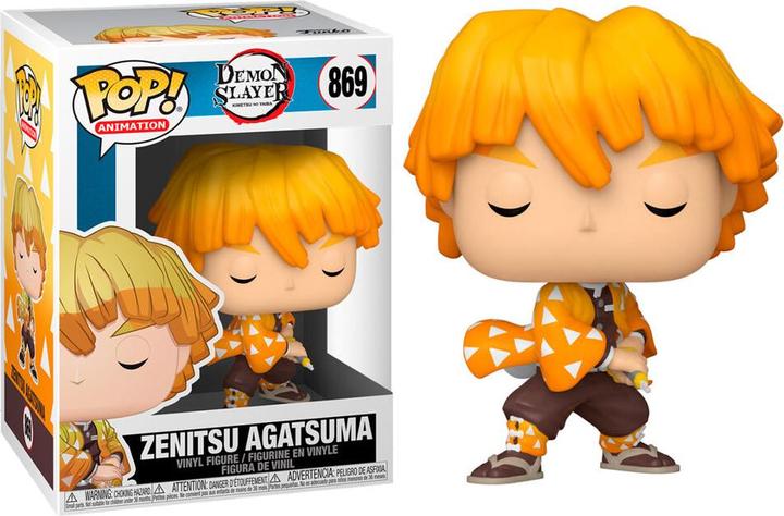 Actual product image Funko Pop! Demon Slayer : Zenitsu Agatsuma (869)