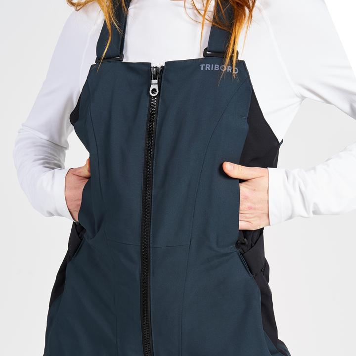 Image du produit Tribord Salopette de navigation femme - 500 gris foncé (XL)