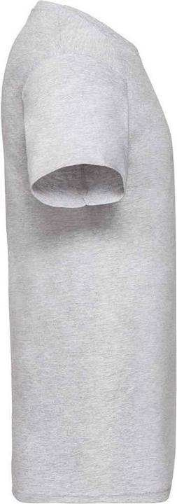 Actual product image Fruit of the Loom Unisex Adult Value Heather V Neck T-Shirt (S)