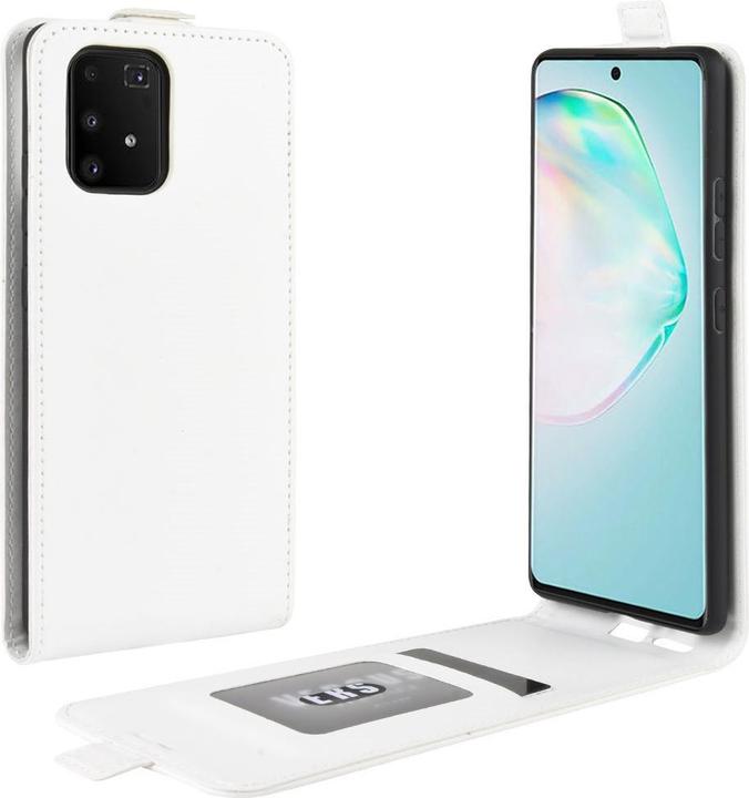 Produktbild Cover-Discount Galaxy S10 Lite - Klassisches Flip Case vertikal weiss (Samsung Galaxy S10 Lite)
