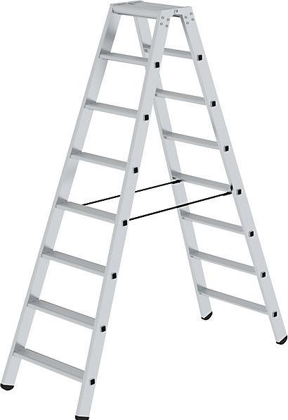 Produktbild eurokraft pro Stufen-Stehleiter, beidseitig (Stehleiter)