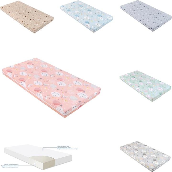 Immagine prodotto Kikkaboo Materasso per lettino Fantasia (140 x 70 cm)