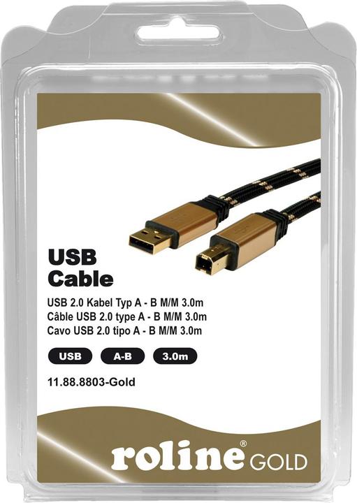Produktbild Roline Gold USB 2.0 (3 m, USB 2.0)