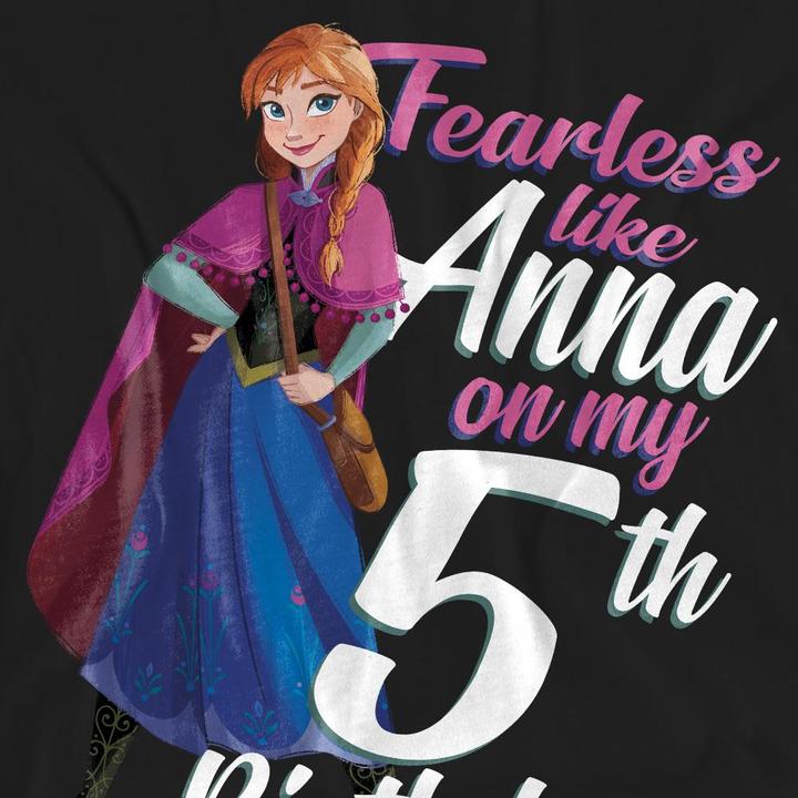 Image du produit Disney Frozen - T-shirt FEARLESS LIKE ANNA - Adulte (M)