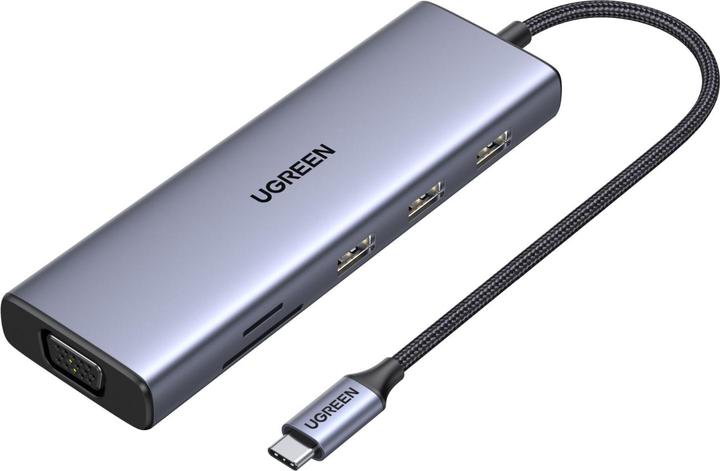 Actual product image Ugreen USB-C 9-In-1 Multifunction Adapter (USB-C, 9 Ports)