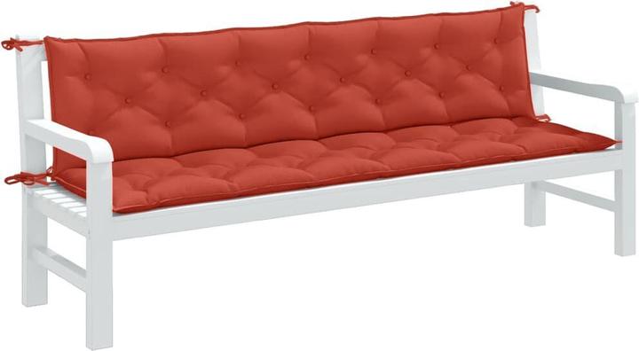 Image du produit VidaXL Coussins de banc de jardin 2 pcs. tissu (200 x 50 x 7 cm)