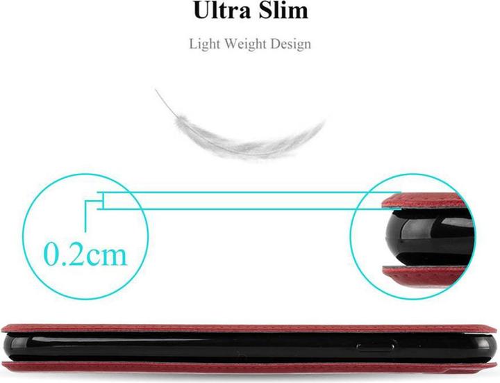 Actual product image Cadorabo Book with View double window cover (Motorola Moto G5 Plus)
