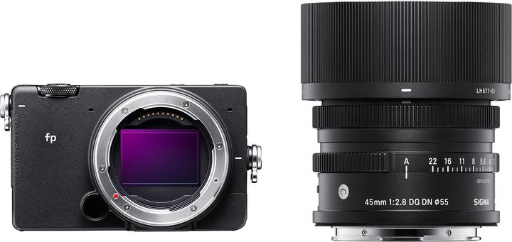 Sigma fp (45 mm, 24.60 Mpx, Plein format)