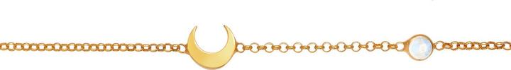 Image du produit Elli Astro, croissant de lune (Argent sterling 925, Pierre de lune, 40 cm)