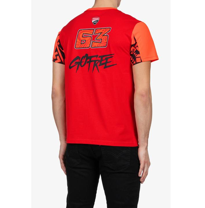 Produktbild VR46 Tee 24 Dual Ducati Bagnaia Red (M)