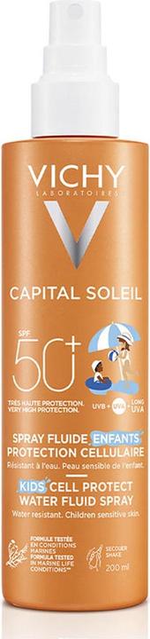 Vichy Capital Soleil Kids Cell Protect Water Fluid Spray (Sonnenspray, SPF 50, 200 ml)