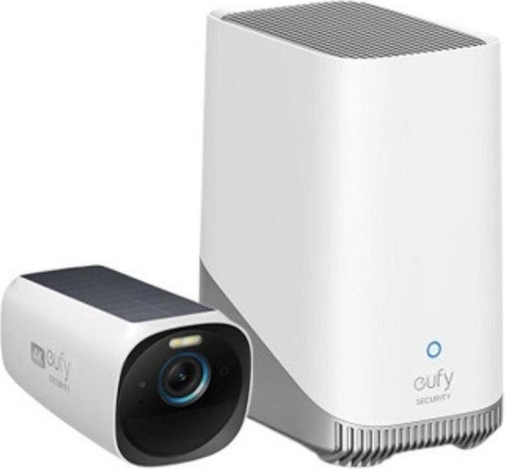 eufy Security - EUFYCAM 3 Set with 1 cameras - White and black, 4K wireless security camera system w