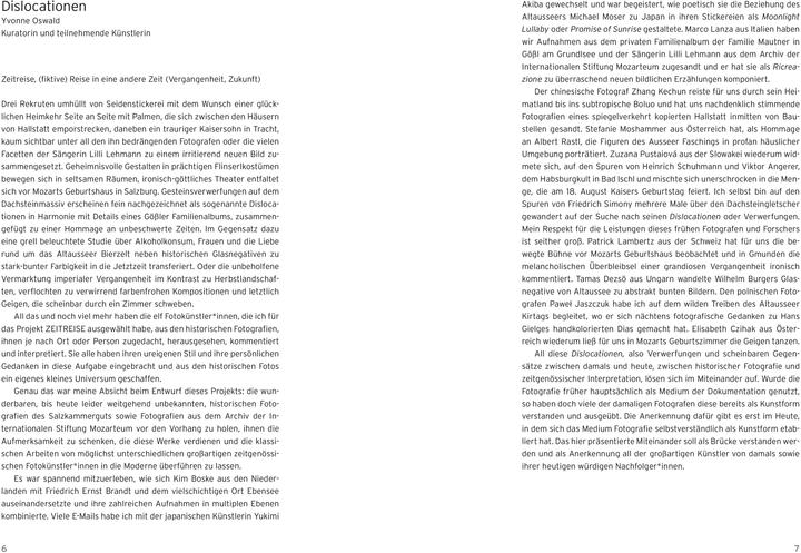 Produktbild Zeitreise (Deutsch, Englisch, Yvonne Oswald, Internationale Stiftung Mozarteum, 2024)