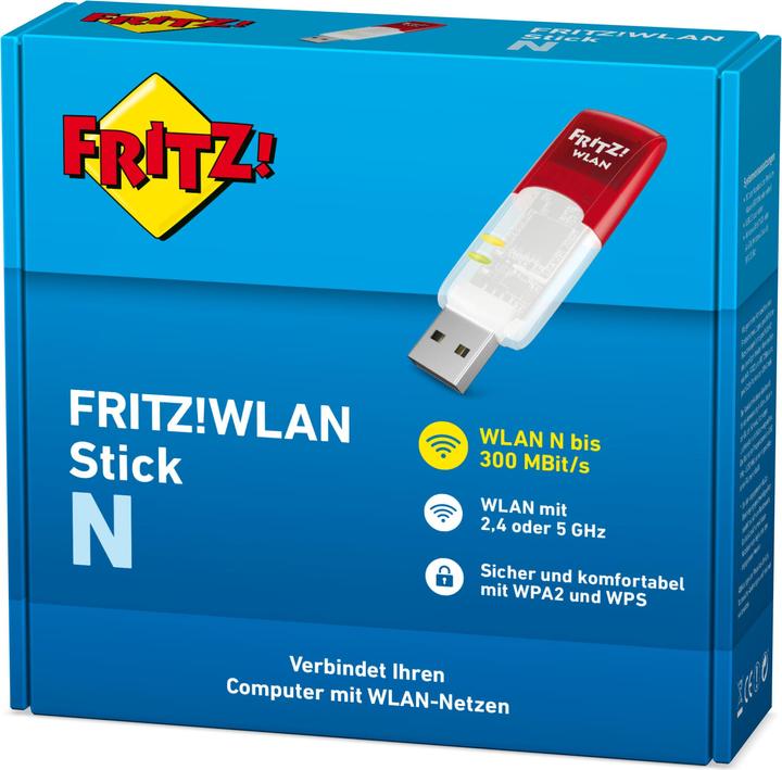 Actual product image AVM FRITZ!WLAN Stick N EN (USB 2.0)