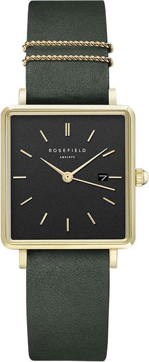 Produktbild Rosefield The Boxy Black Forest Green (Analoguhr, 33 mm)