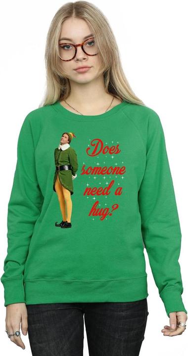 Actual product image Elf Womens/Ladies Hug Buddy Sweatshirt (XXL)