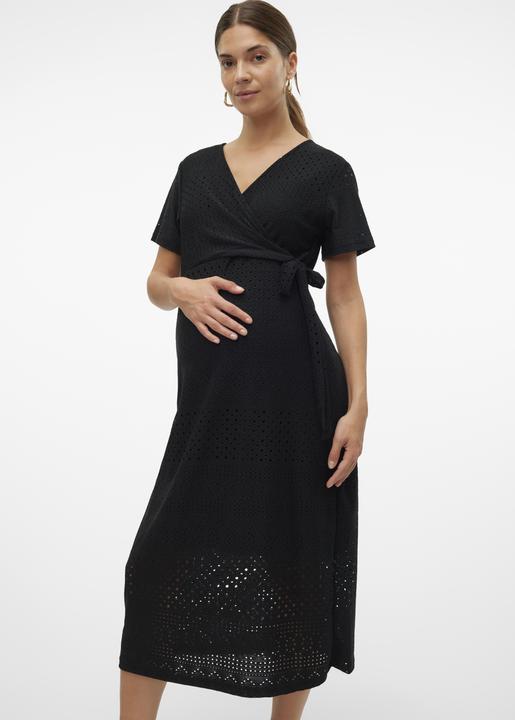 Produktbild Mamalicious Normal geschnitten V-Ausschnitt Midikleid Kleid (S)