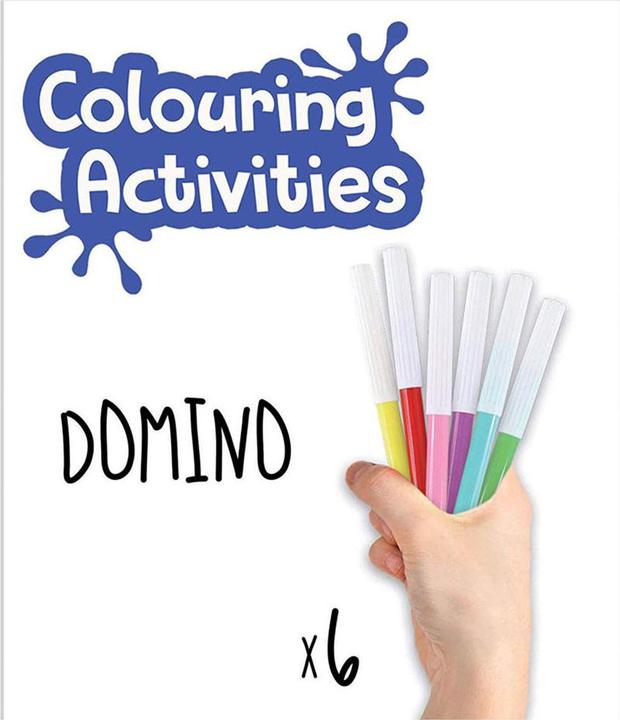 Immagine prodotto Educa Desktop 18071 Domino da colorare Animali + marchi