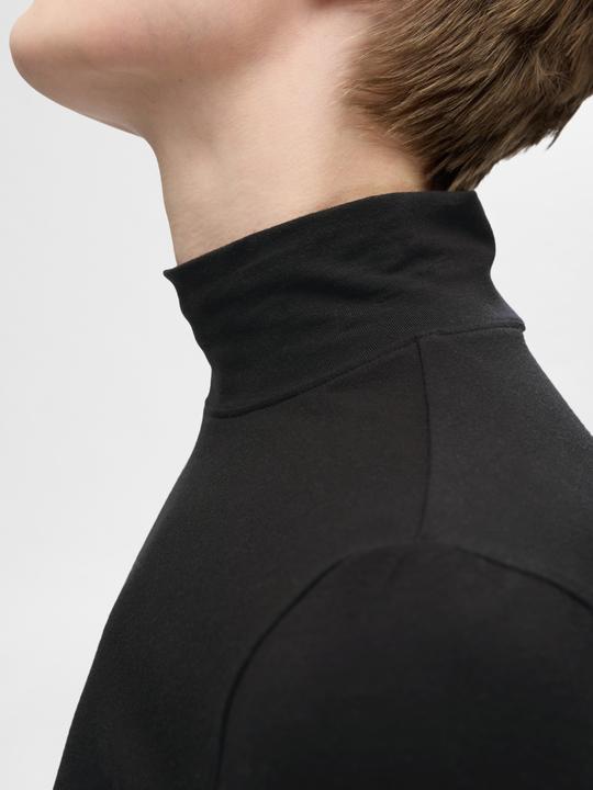 Image du produit Selected Femme Basic Haut à col haut avec manches longues (S)