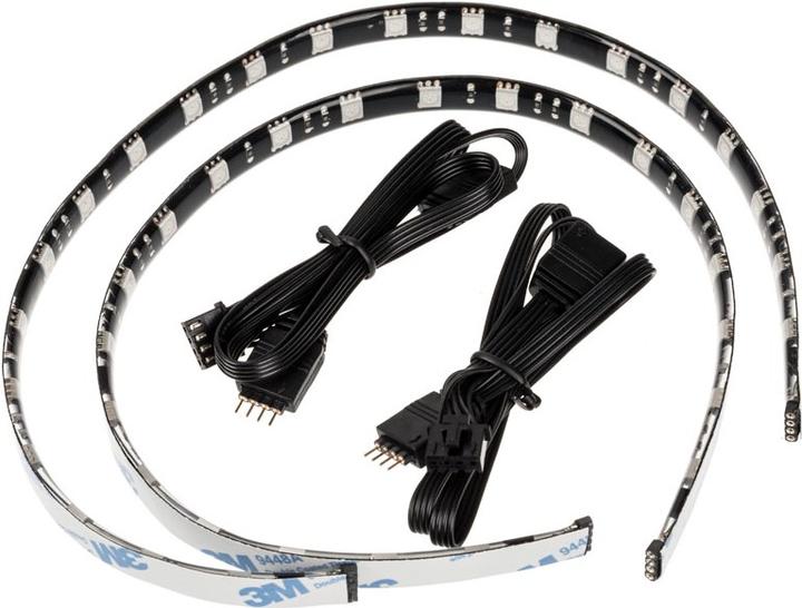 BitFenix Kit di strisce LED RGB magnetiche Alchemy 2.0 2x 40 cm, 2x 21 LED (Multicolore)