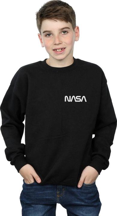 Actual product image Nasa Boys Modern Logo Chest Sweatshirt (152, 158)