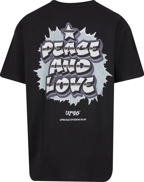 Actual product image Urban Classics Upscale Peace&Love Heavy Oversize Tee - 176629 (L)
