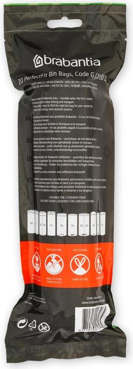 Actual product image Brabantia perfect fit (20 x, 30 l)