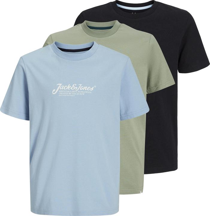 Produktbild Jack & Jones 3er-pack Gedruckt T-shirt Junior T-shirt (140)