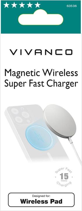 Produktbild Vivanco Magnetic Wireless Super Fast Charger (15 W)