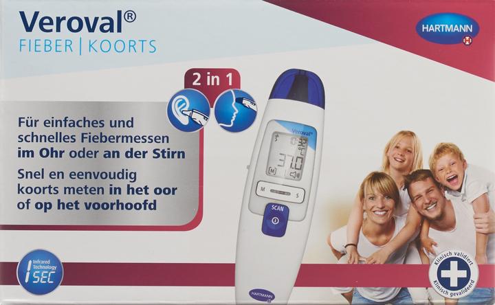 Actual product image Veroval Fever 2in1 (Ear, Forehead)