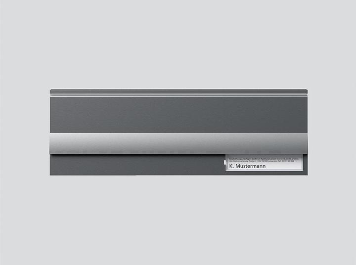 Image du produit Siedle S. & Soehne Clapet d'introduction du courrier BE 611-3/1-0 DG gris foncé-mica