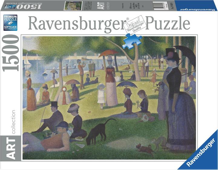 Produktbild Ravensburger Puzzle 1500 pcs- Art Collection - Seurat: Ein Sonntagnachmittag auf der Insel La Grande-Jatte (1500 Teile)