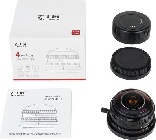 Image du produit 7artisans 4mm F/2.8 Fisheye MFT (Micro Four Thirds, APS-C / DX)