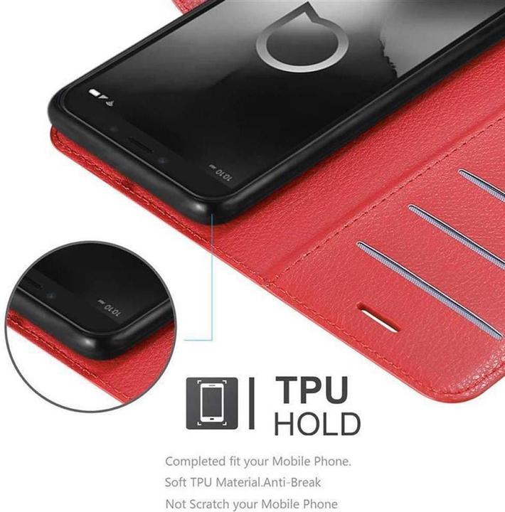 Actual product image Cadorabo Book with stand function cover (Alcatel 1C (2019))