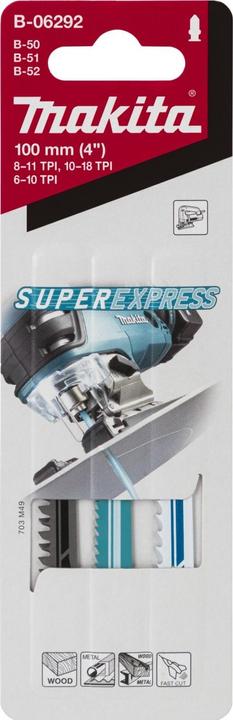 Image du produit Makita Jeu de lames de scie sauteuse