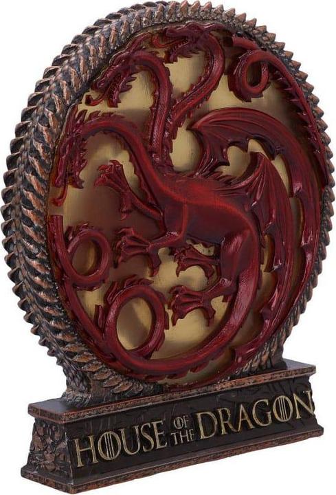 Actual product image Nemesis Now House of the Dragon LED-Light Logo 20 cm (20 x 18 x 4 cm)