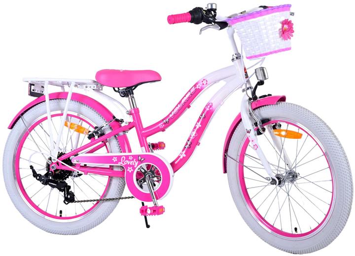 Volare Lovely Kinderfiets - Meisjes - 20 inch - Roze - 7 versnellingen (20")