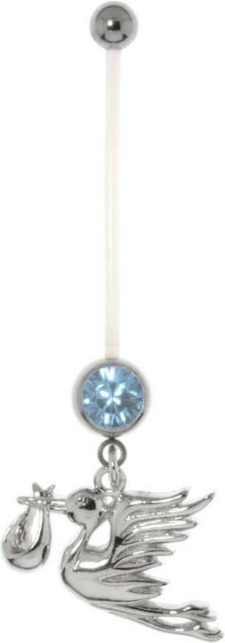 Produktbild Bijouteria Schwangerschaftspiercing (Chirurgenstahl 316L, Kristall, Bioplast, Messing mit Stahlbeschichtung)