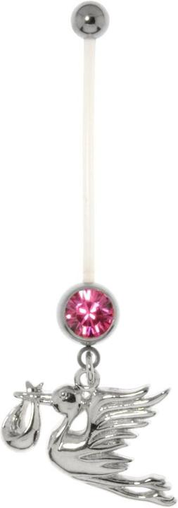 Immagine prodotto Bijouteria Piercing-gravidanza (Acciaio chirurgico 316L, Vetro (di orologio), Bioplastica, Ottone con rivestimento in acciaio)