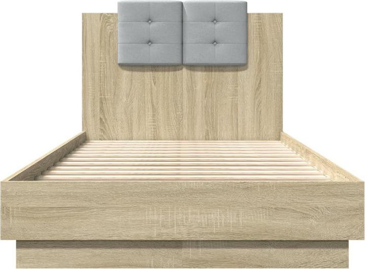 Immagine prodotto VidaXL Giroletto con testiera in rovere Sonoma (75 x 190 cm)