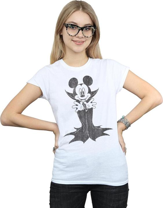 Actual product image Disney Womens/Ladies Mickey Mouse Dracula Cotton T-Shirt (M)