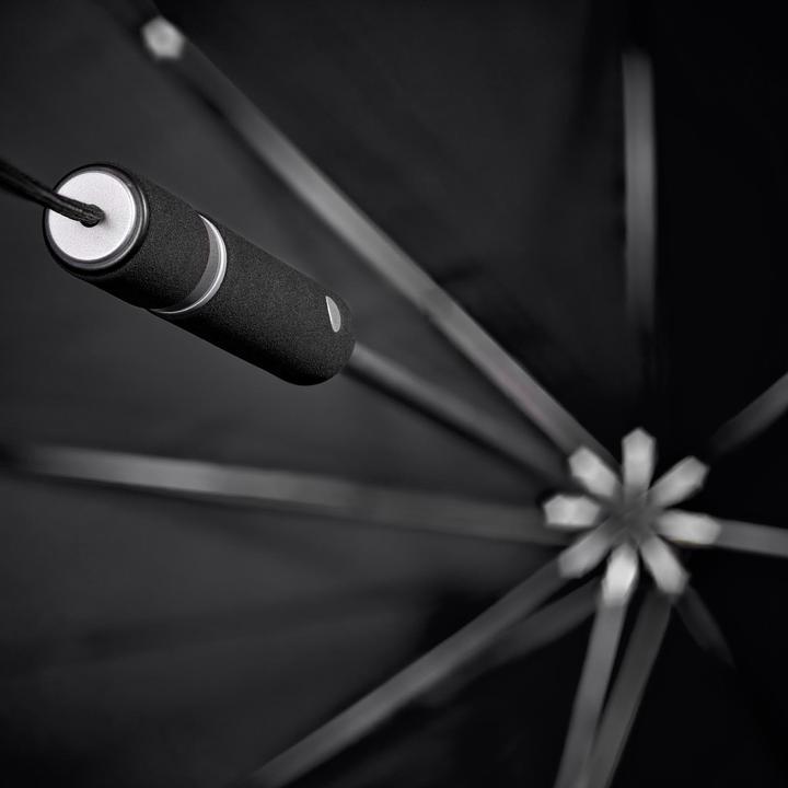 Actual product image Senz Original Long Stick Storm Umbrella, Pure Black