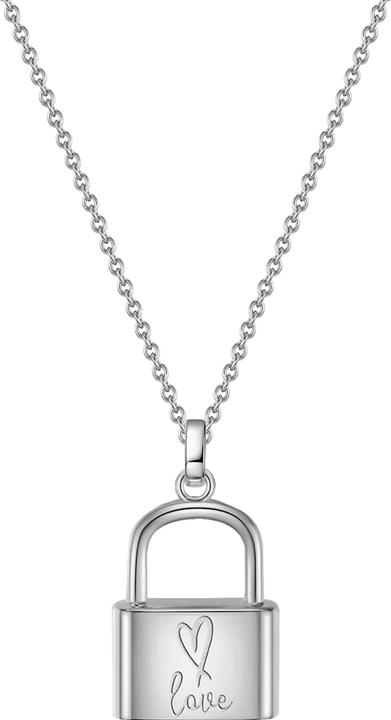 Glanzstücke München Damen Schloss Sterling Silber silber 40,0 cm Basiskette + 5,0 cm Verlängerung - 11786 (Sterling Silber, 40 - 45 cm)