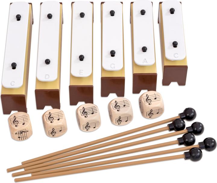 Produktbild Betzold Musik 6 grosse Alt-Klangbausteine (Perkussion)