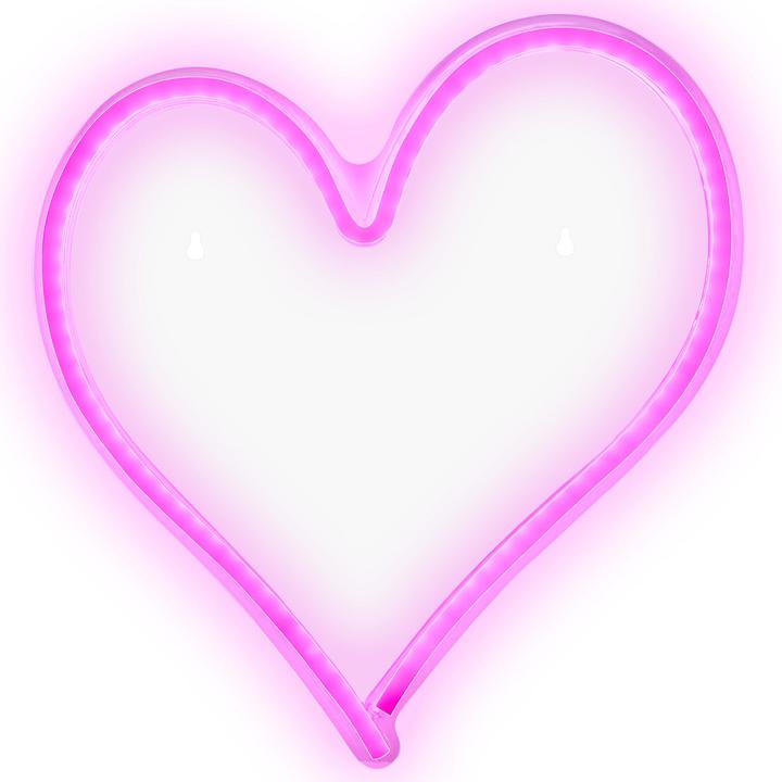 Image du produit Beliani Néon LED Décoration murale rose Set de 3 SUSIE (240 lm)